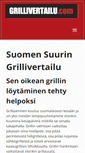 Mobile Screenshot of grillivertailu.com